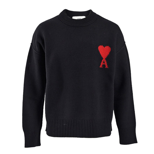 アミ AMI セーター UKS838.018 009 ブラック メンズ