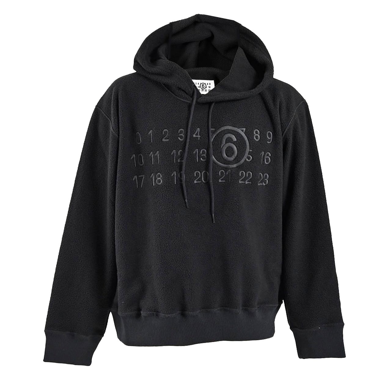 エムエムシックス メゾン マルジェラ MM6 Maison Margiela パーカー SH0GU0028 M20126 900 ブラック メンズ