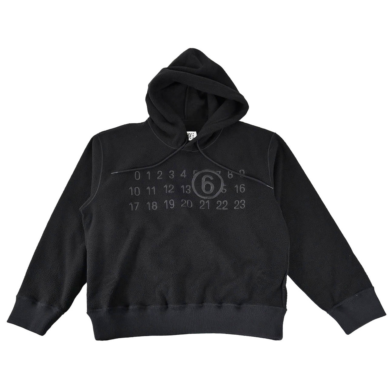 エムエムシックス メゾン マルジェラ MM6 Maison Margiela パーカー SH0GU0028 M20126 900 ブラック メンズ