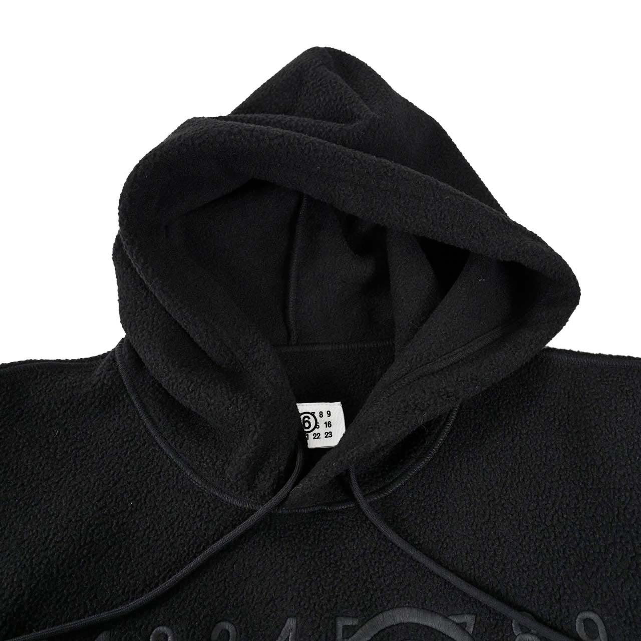 エムエムシックス メゾン マルジェラ MM6 Maison Margiela パーカー SH0GU0028 M20126 900 ブラック メンズ