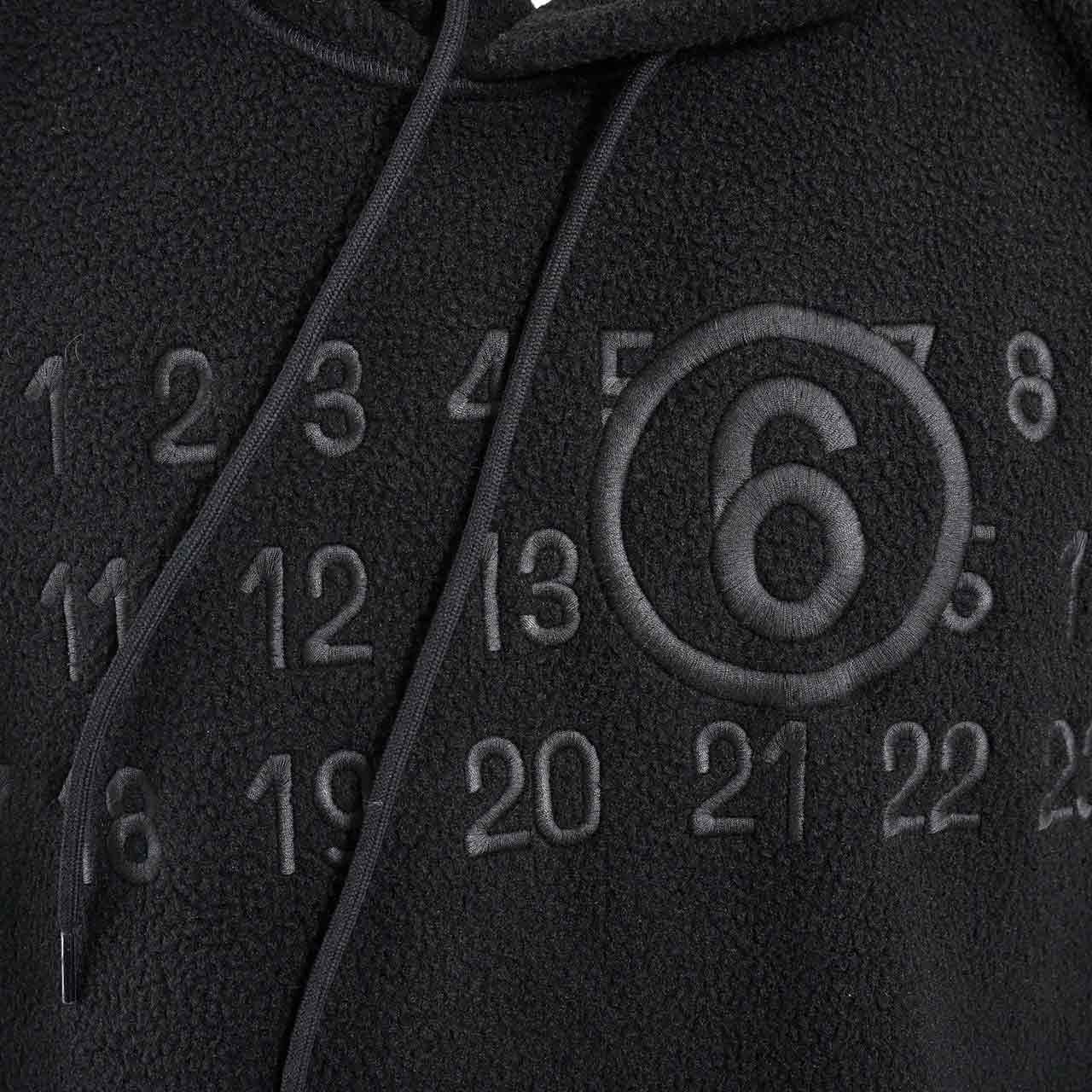 エムエムシックス メゾン マルジェラ MM6 Maison Margiela パーカー SH0GU0028 M20126 900 ブラック メンズ