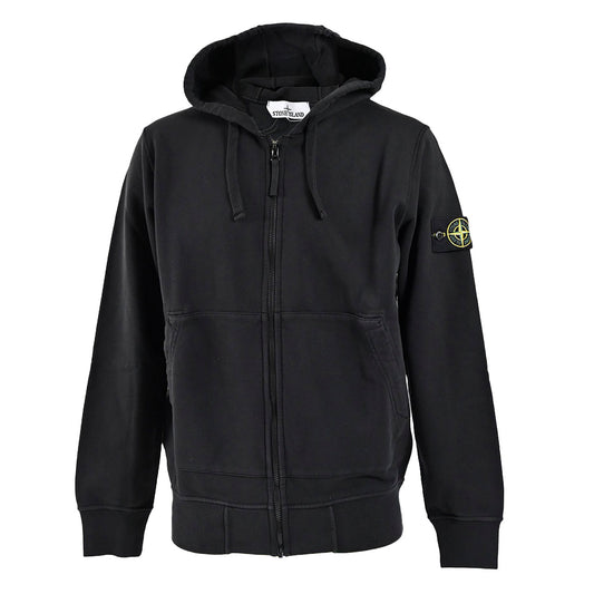 ストーン アイランド STONE ISLAND ジップアップパーカー K2S15 6100061 S0051 V0029 ブラック メンズ