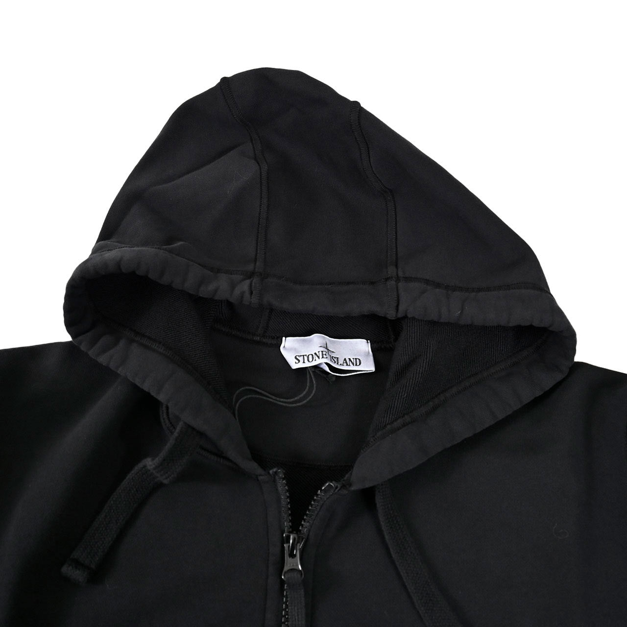 ストーン アイランド STONE ISLAND ジップアップパーカー K2S15 6100061 S0051 V0029 ブラック メンズ