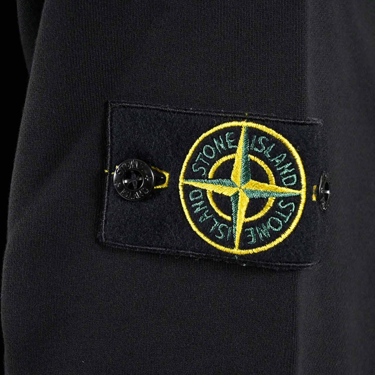 ストーン アイランド STONE ISLAND ジップアップパーカー K2S15 6100061 S0051 V0029 ブラック メンズ
