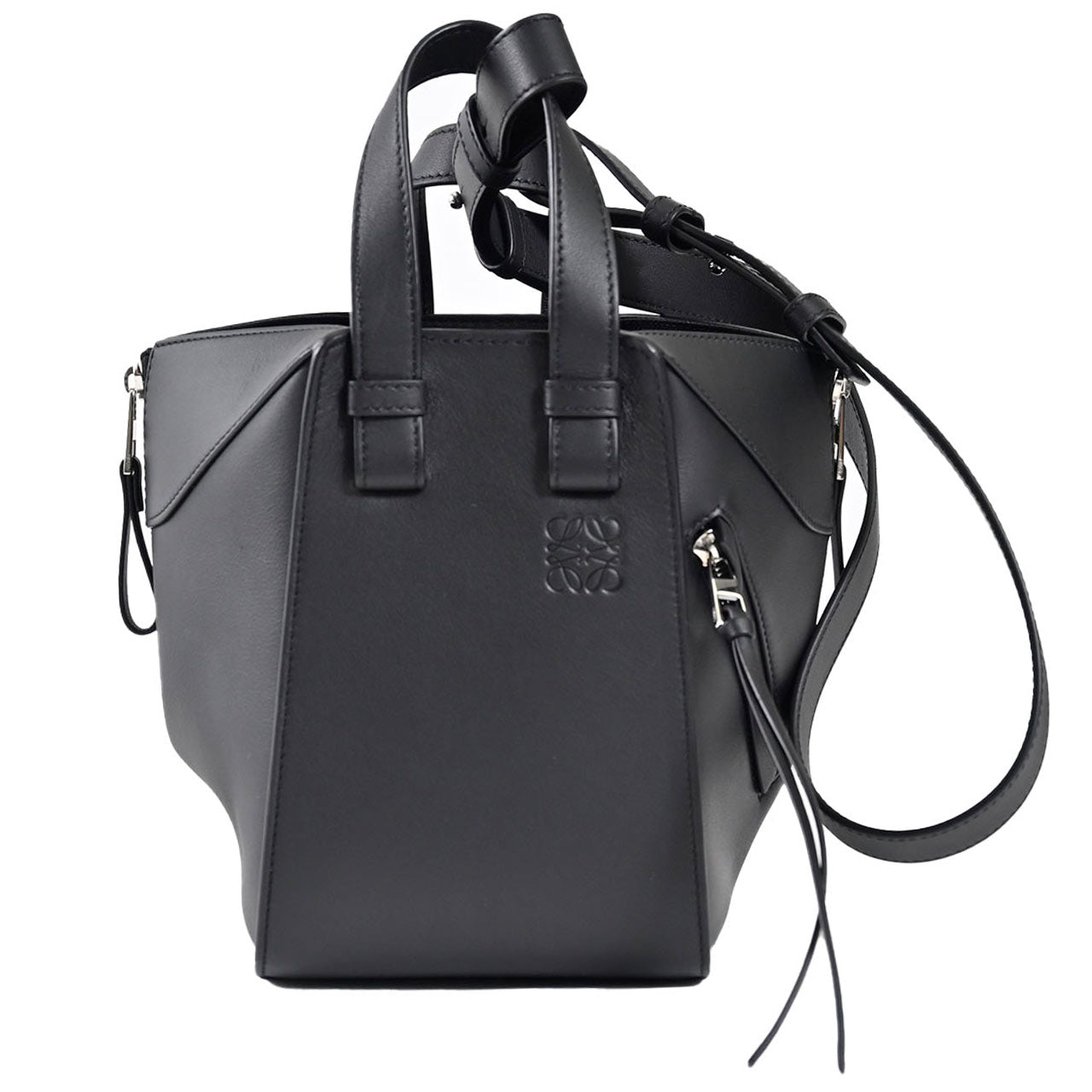 ロエベ LOEWE 2WAYバッグ HAMMOCK COMPACT A538H13X10 1100 ブラック レディース