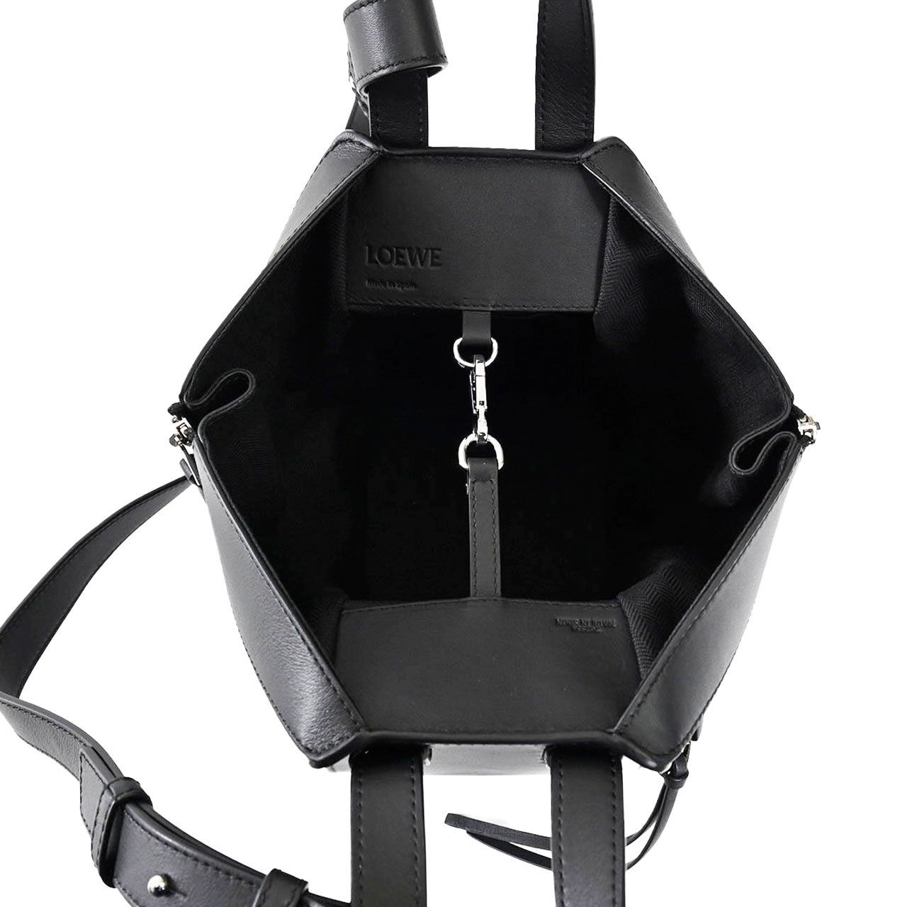 ロエベ LOEWE 2WAYバッグ HAMMOCK COMPACT A538H13X10 1100 ブラック レディース