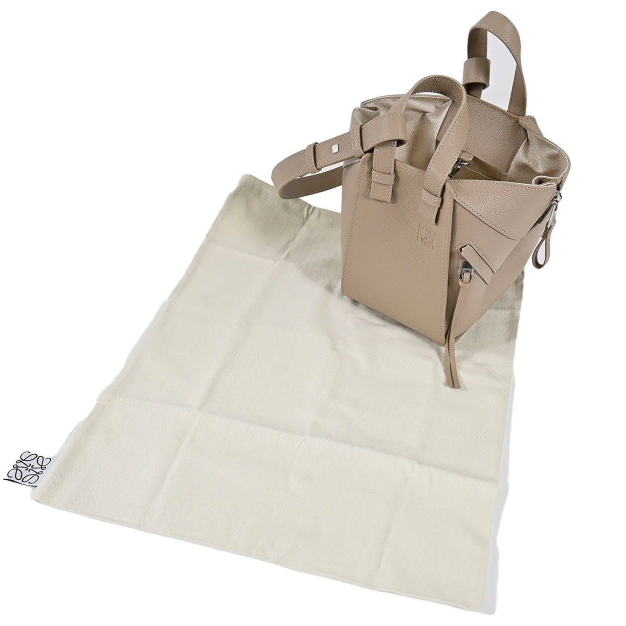 ロエベ LOEWE 2WAYバッグ HAMMOCK COMPACT A538H13X23 5541 ベージュ レディース