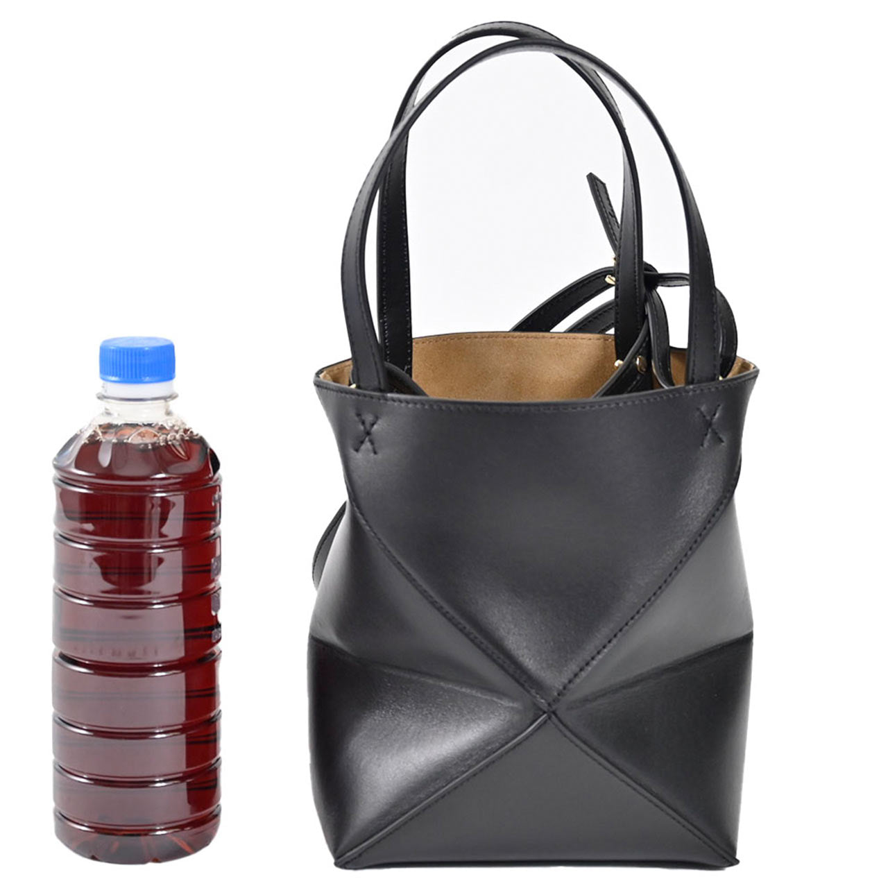 ロエベ LOEWE 2WAYバッグ PUZZLE FOLD TOTE MINI A657V25X01 1100 ブラック レディース