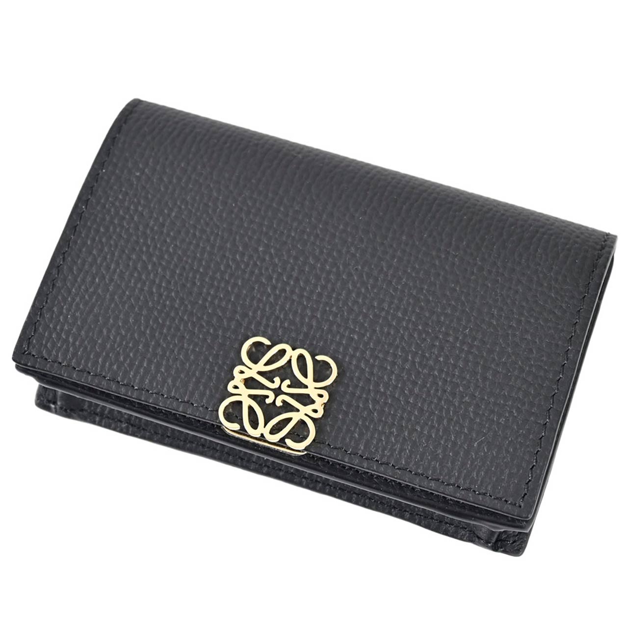 ロエベ LOEWE 名刺入れ ANAGRAM CARDHOLDER C821M97X08 1206 ブラック レディース