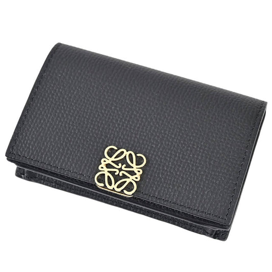 ロエベ LOEWE 名刺入れ ANAGRAM CARDHOLDER C821M97X08 1206 ブラック レディース