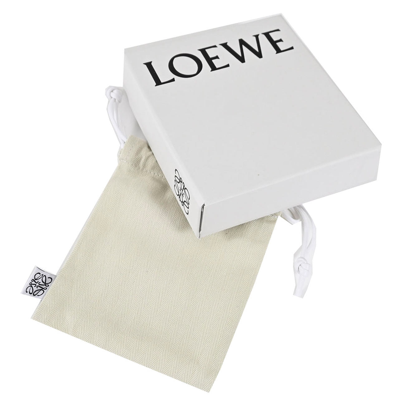 ロエベ LOEWE 名刺入れ ANAGRAM CARDHOLDER C821M97X08 5541 ベージュ レディース