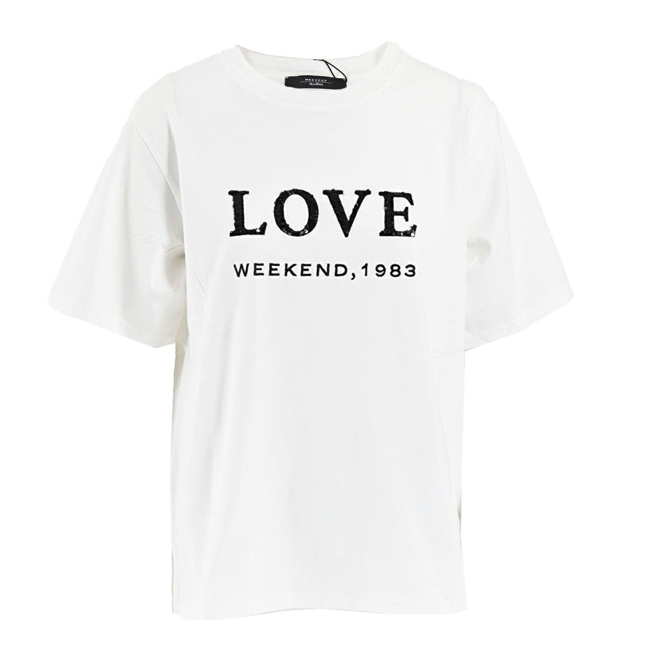 ウィークエンド マックスマーラ WEEKEND MAXMARA Tシャツ AGILE 59710616 001 ホワイト レディース 2026SS 2026年春夏新作