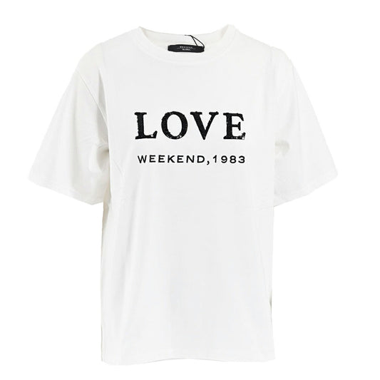 ウィークエンド マックスマーラ WEEKEND MAXMARA Tシャツ AGILE 59710616 001 ホワイト レディース 2026SS 2026年春夏新作