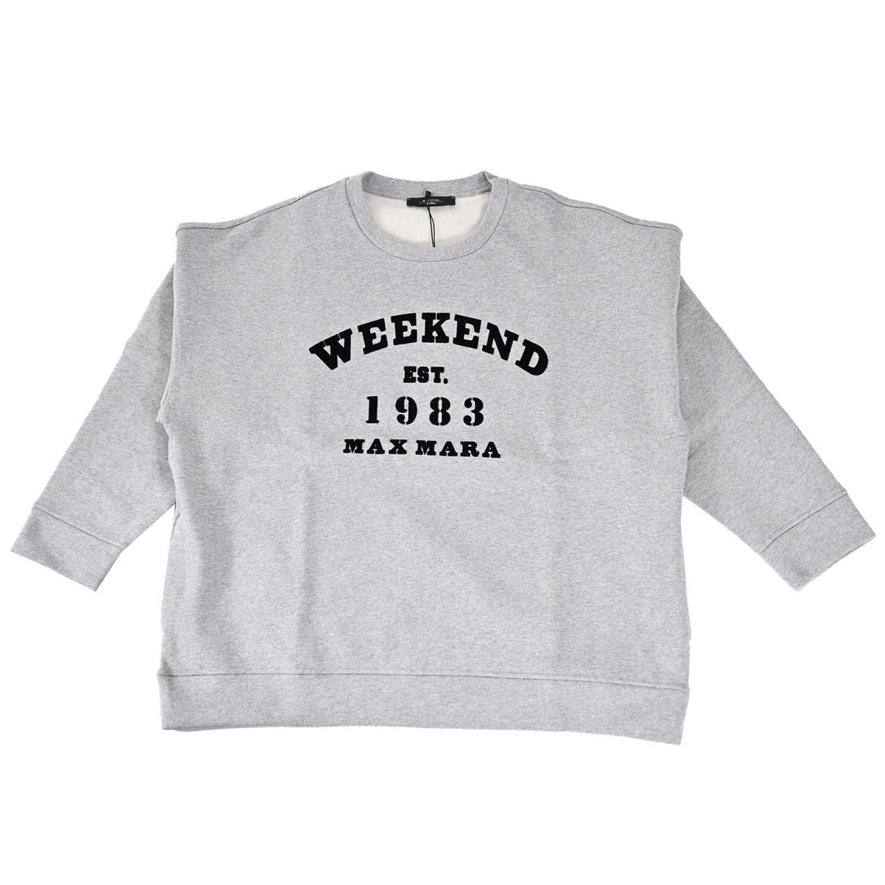 WEEKEND MAXMARA ウィークエンド マックスマーラ コットン トレーナー GOMMOSO 59210416 002 グレー レディース 2026SS 2026年春夏新作  プレゼント