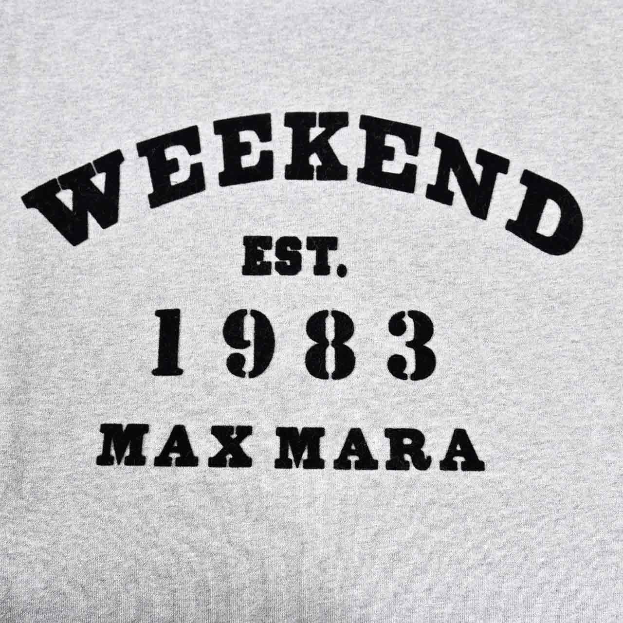WEEKEND MAXMARA ウィークエンド マックスマーラ コットン トレーナー GOMMOSO 59210416 002 グレー レディース 2026SS 2026年春夏新作  プレゼント