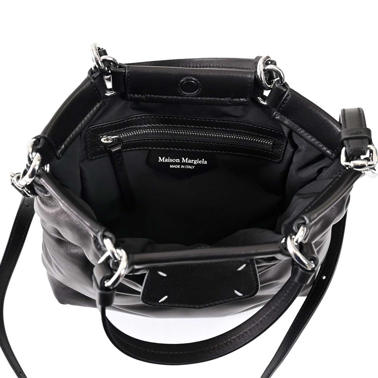 メゾン マルジェラ Maison Margiela 2WAYバッグ GLAM SLAM SMALL S56WD0133 P8840 T8013 ブラック レディース