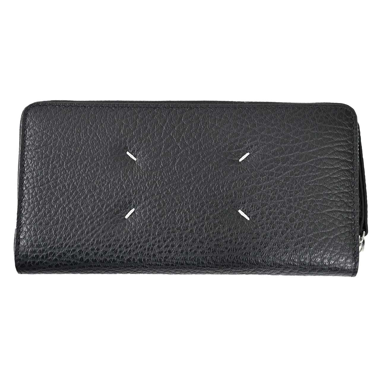 メゾン マルジェラ Maison Margiela ラウンドファスナー長財布 S56UI0110 P4455 T8013 ブラック レディース