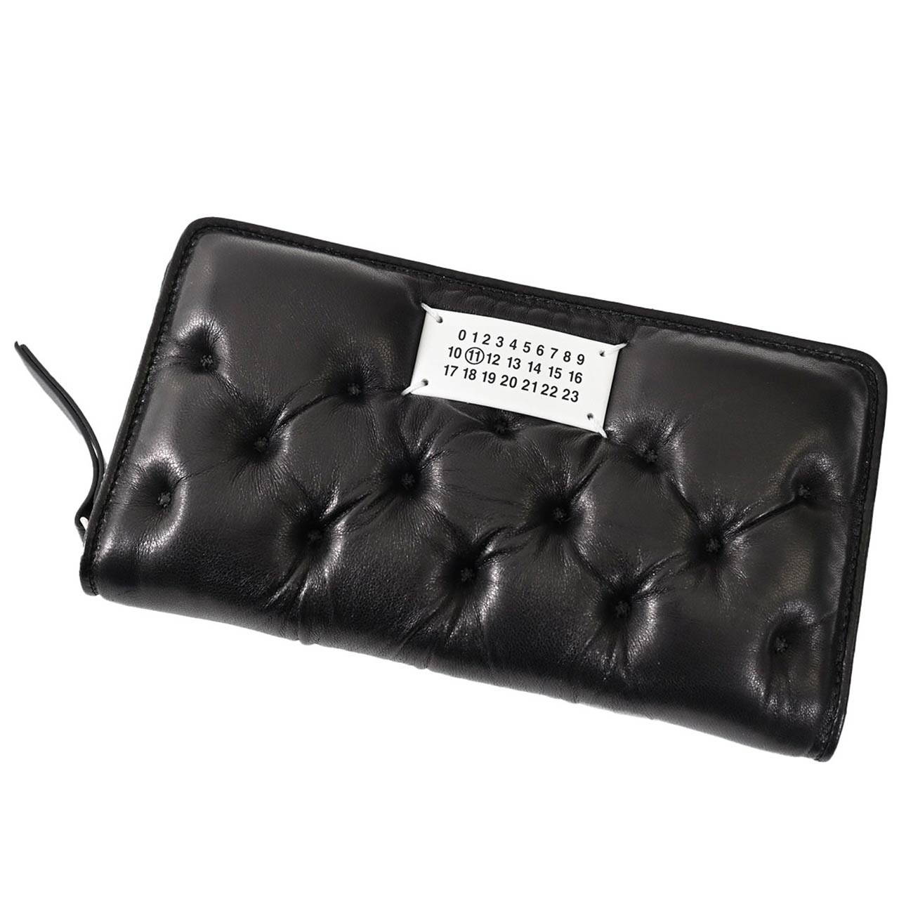 メゾン マルジェラ Maison Margiela ラウンドファスナー長財布 GLAM SLAM SA1UI0030 P6434 T8013 ブラック レディース