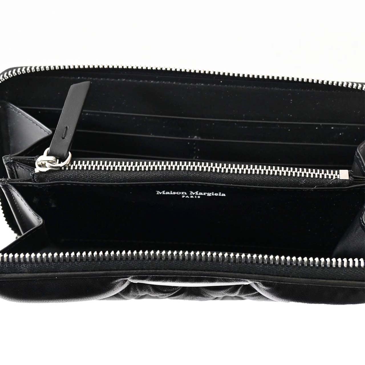 メゾン マルジェラ Maison Margiela ラウンドファスナー長財布 GLAM SLAM SA1UI0030 P6434 T8013 ブラック レディース