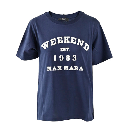 ウィークエンド マックスマーラ WEEKEND MAXMARA Tシャツ TENUE 59710516 007 ネイビー レディース 2026SS 2026年春夏新作