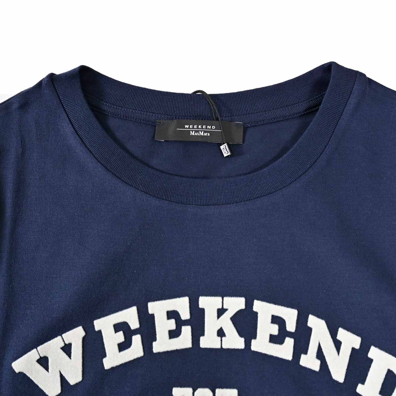 ウィークエンド マックスマーラ WEEKEND MAXMARA Tシャツ TENUE 59710516 007 ネイビー レディース 2026年春夏新作 2026SS