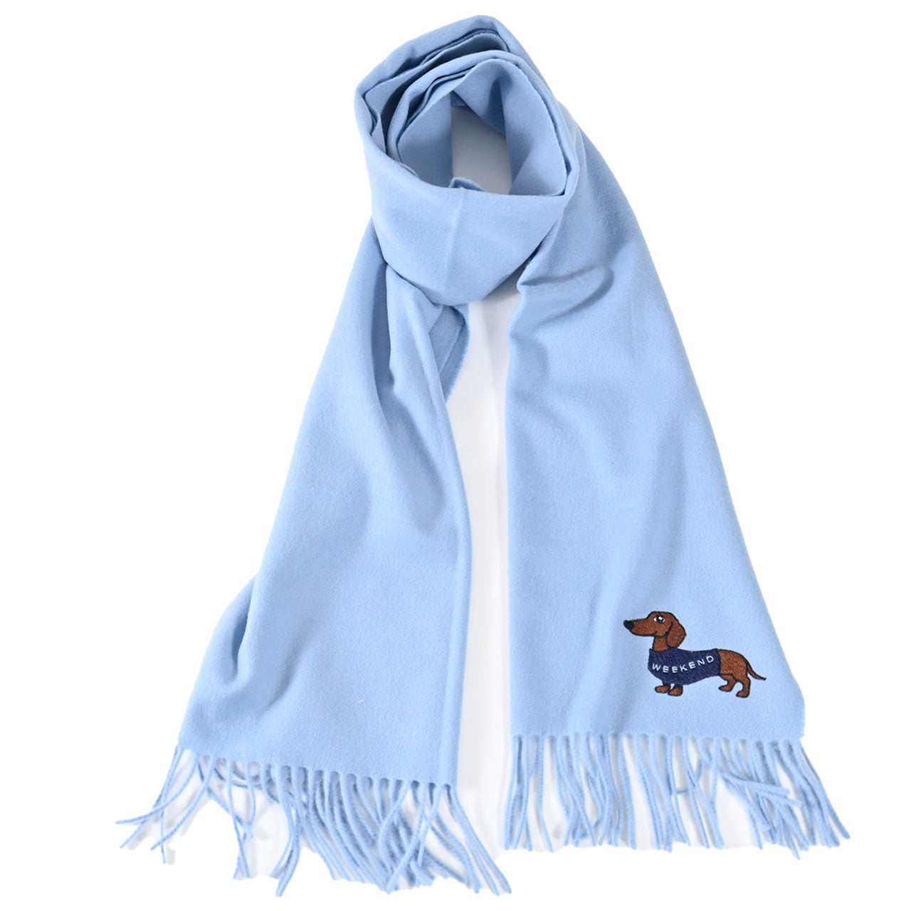 ウィークエンド マックスマーラ WEEKEND MAXMARA マフラー FASCIA 55410346 006 ブルー レディース