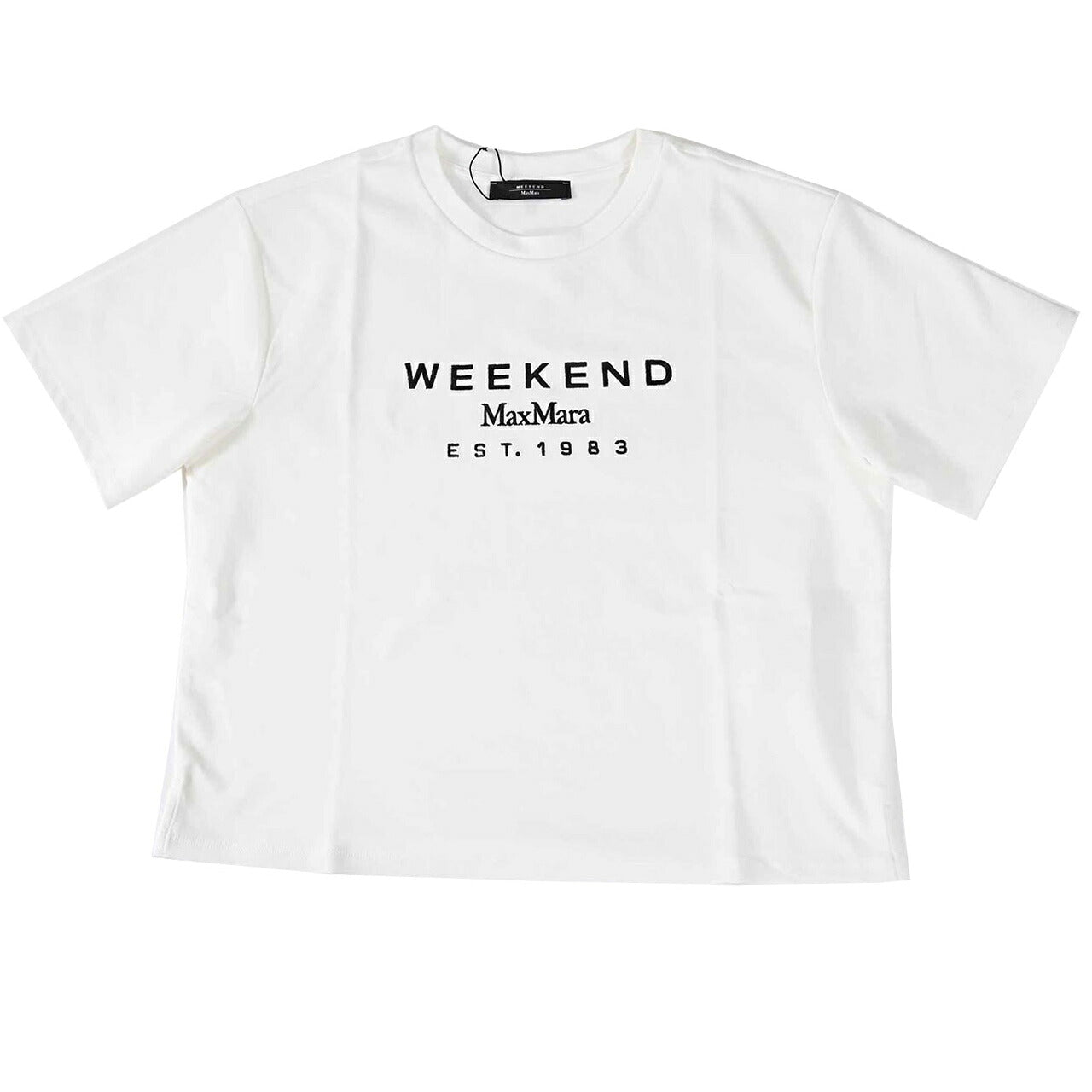 WEEKEND MAXMARA ウィークエンド マックスマーラ コットン Tシャツ SABATO 5941112600 006 ホワイト レディース 2026SS 2026年春夏新作  プレゼント