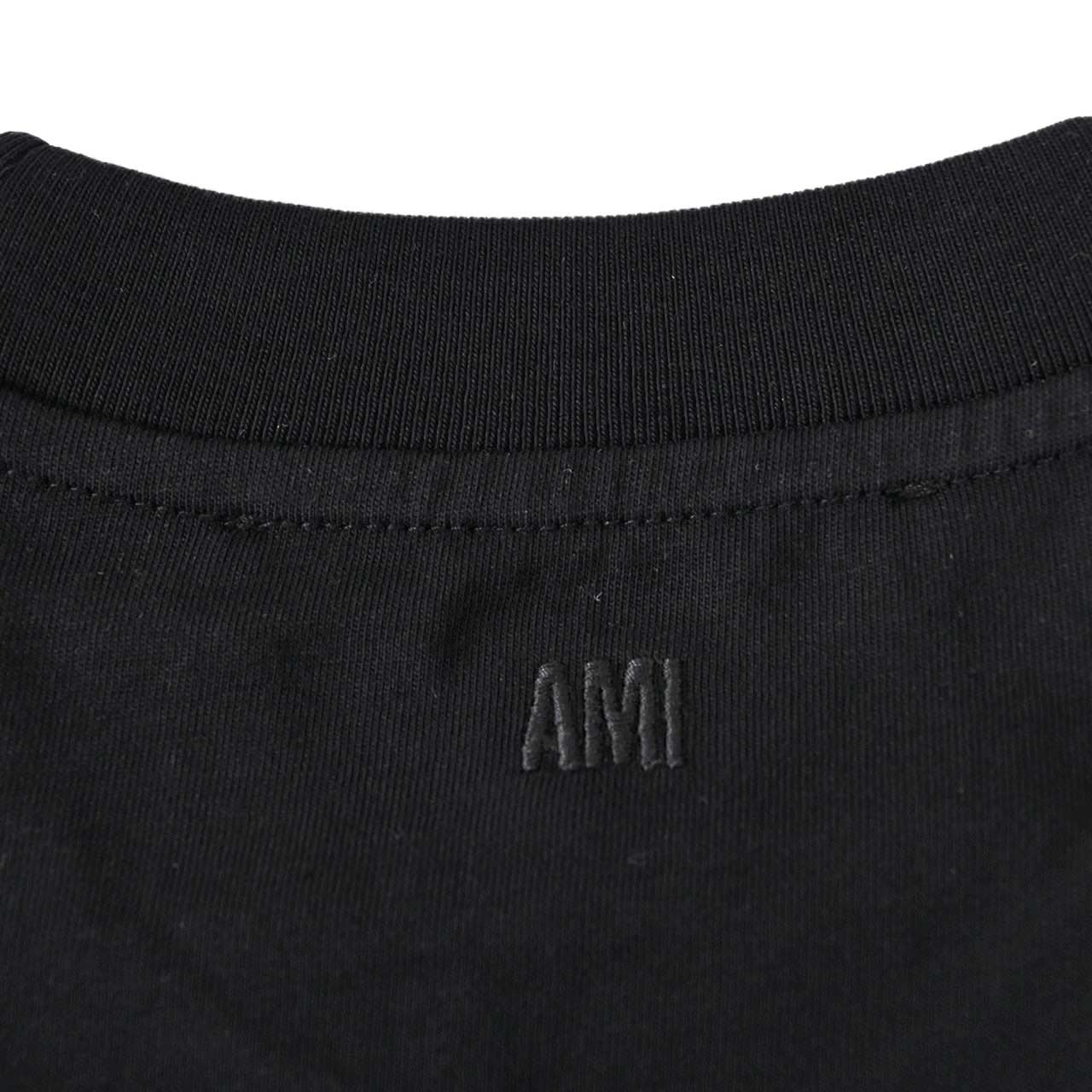 アミ AMI Tシャツ HTS346.724 045 ブラック メンズ