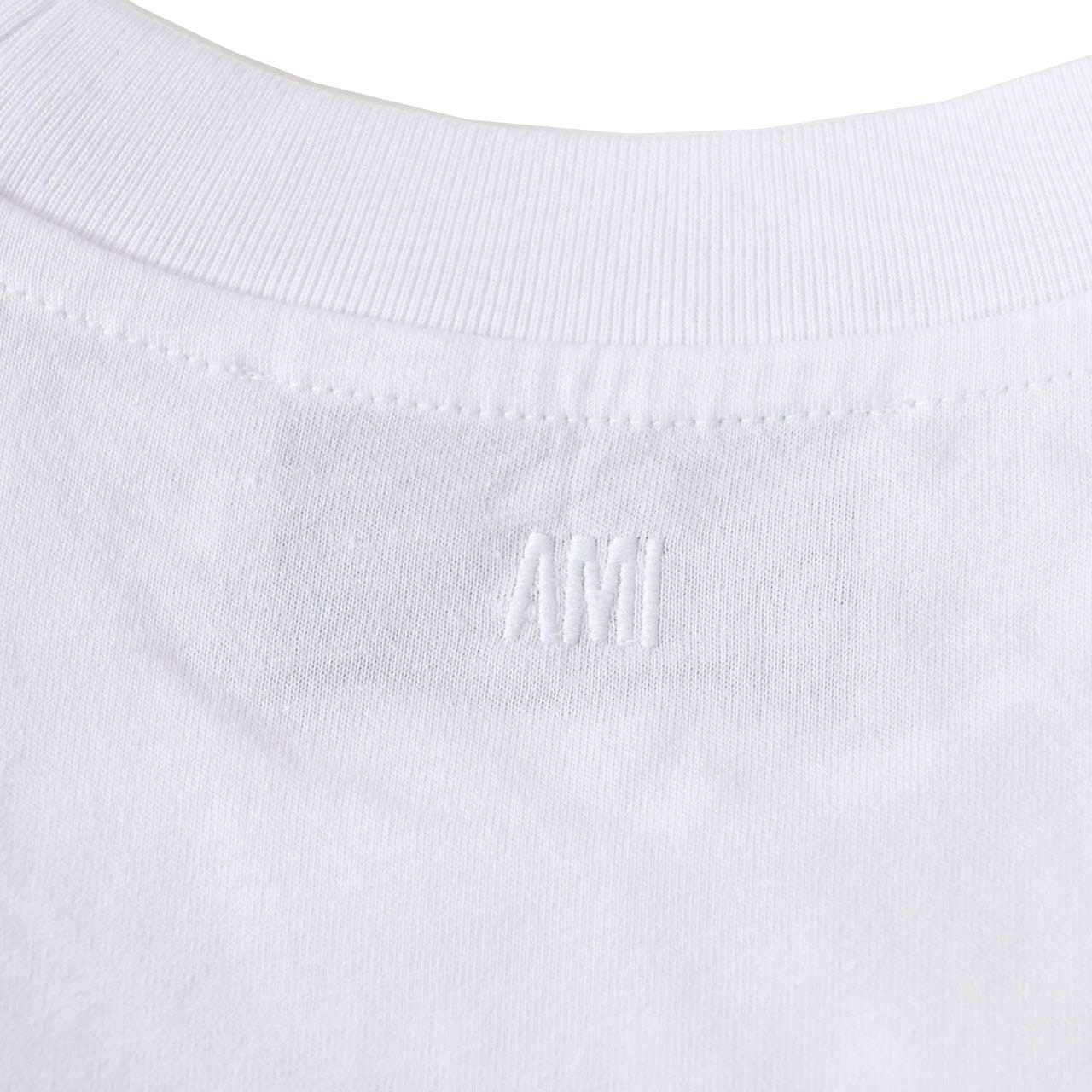 アミ AMI Tシャツ HTS346.724 100 ホワイト メンズ2026SS 2026年春夏新作