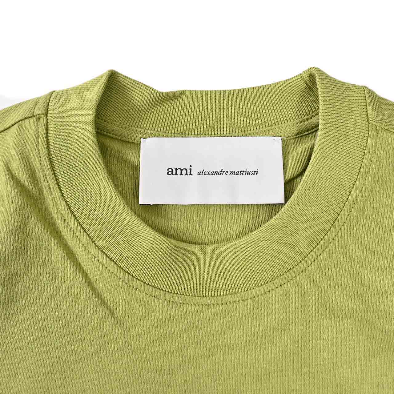 アミ AMI Tシャツ HTS346.724 A035 グリーン メンズ