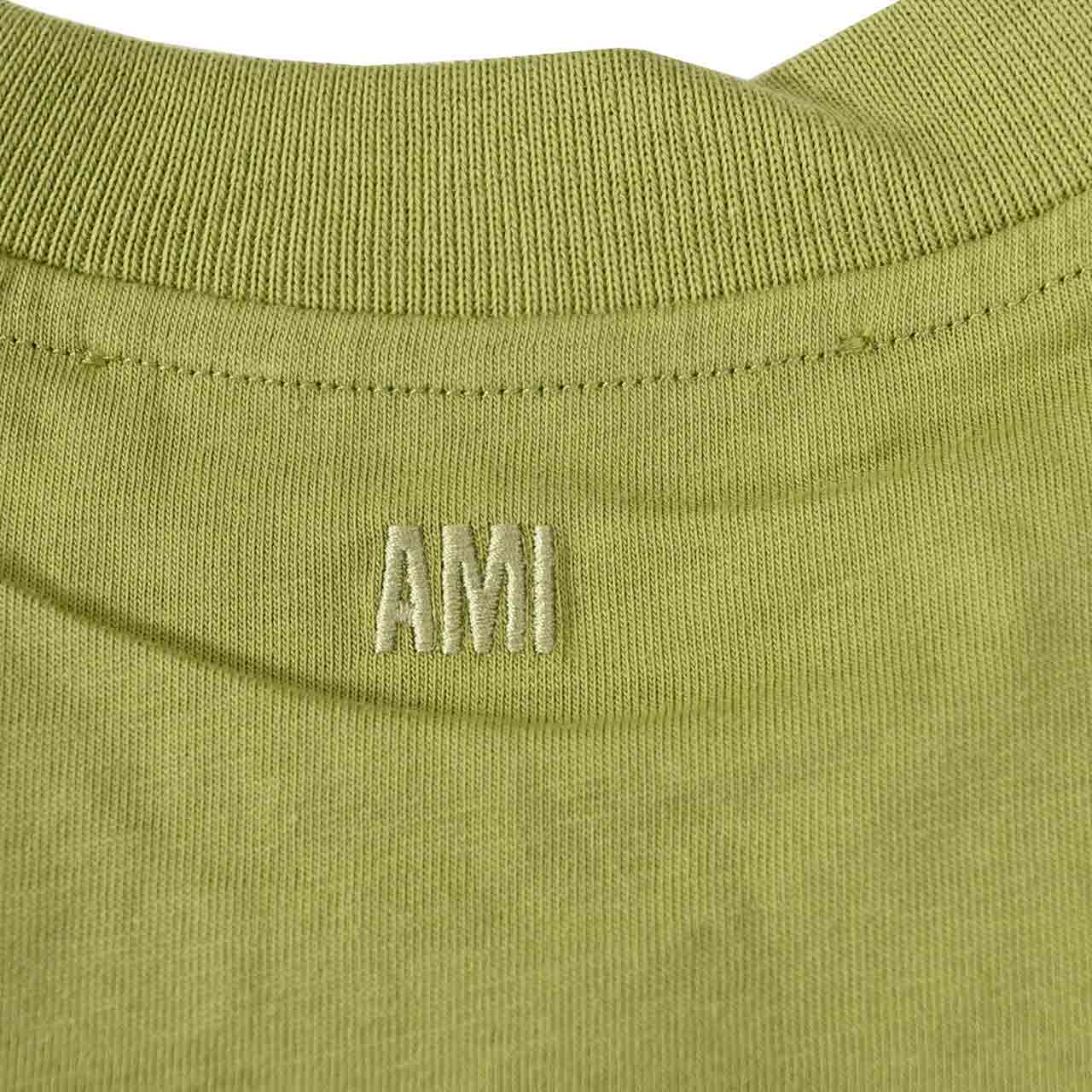 アミ AMI Tシャツ HTS346.724 A035 グリーン メンズ