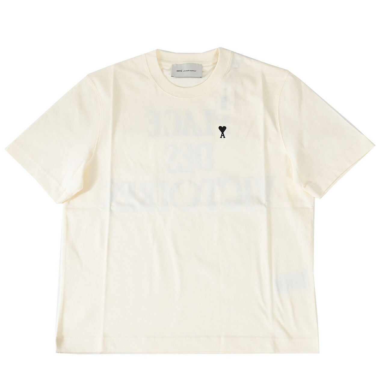 アミ AMI Tシャツ UTS387.726 136 クリーム メンズ