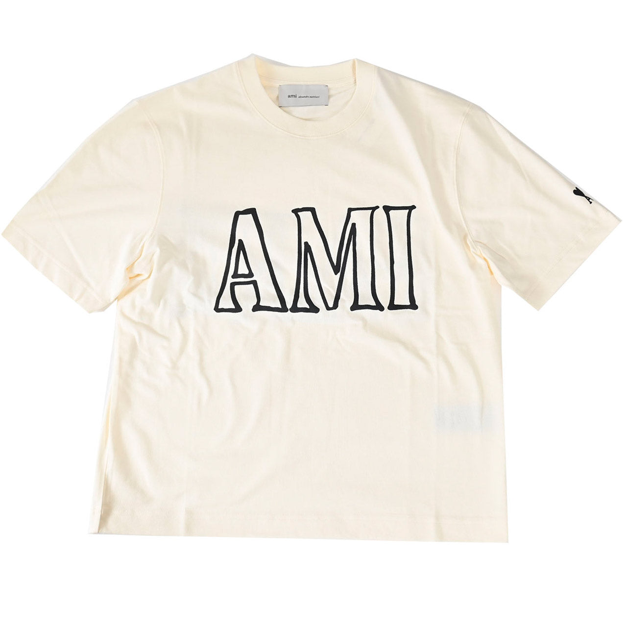 アミ AMI Tシャツ UTS380.726 136 クリーム メンズ