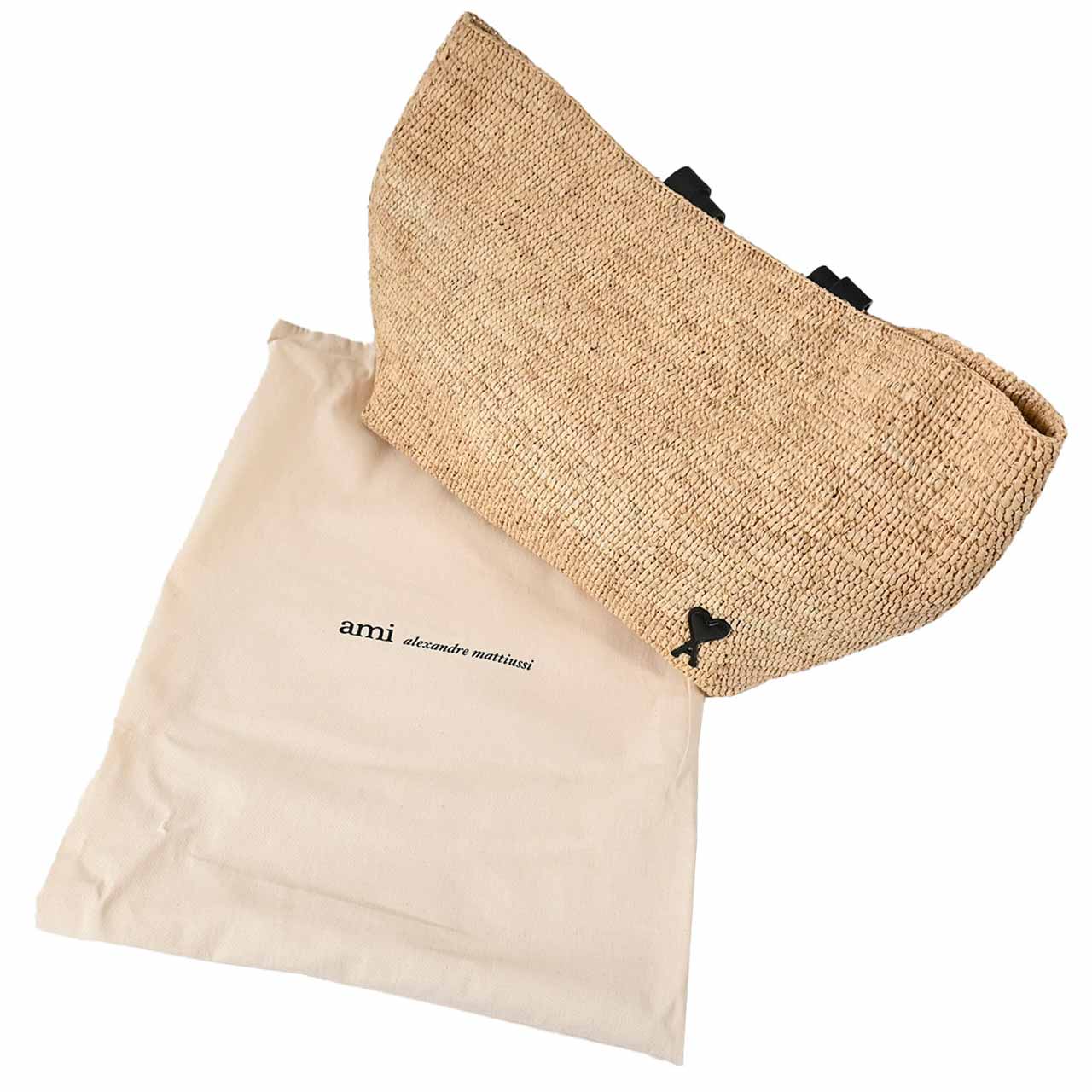 アミ AMI トートバッグ ULL740.AW0036 113 ベージュ メンズ