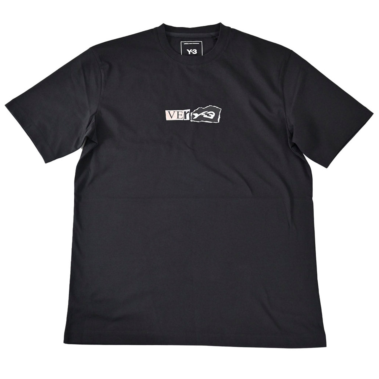 ワイスリー Y-3 Tシャツ VERY-3 SS TEE KQ9750 ブラック メンズ レディース2026SS 2026年春夏新作 【ラスト1点 ＸＸＬサイズ】