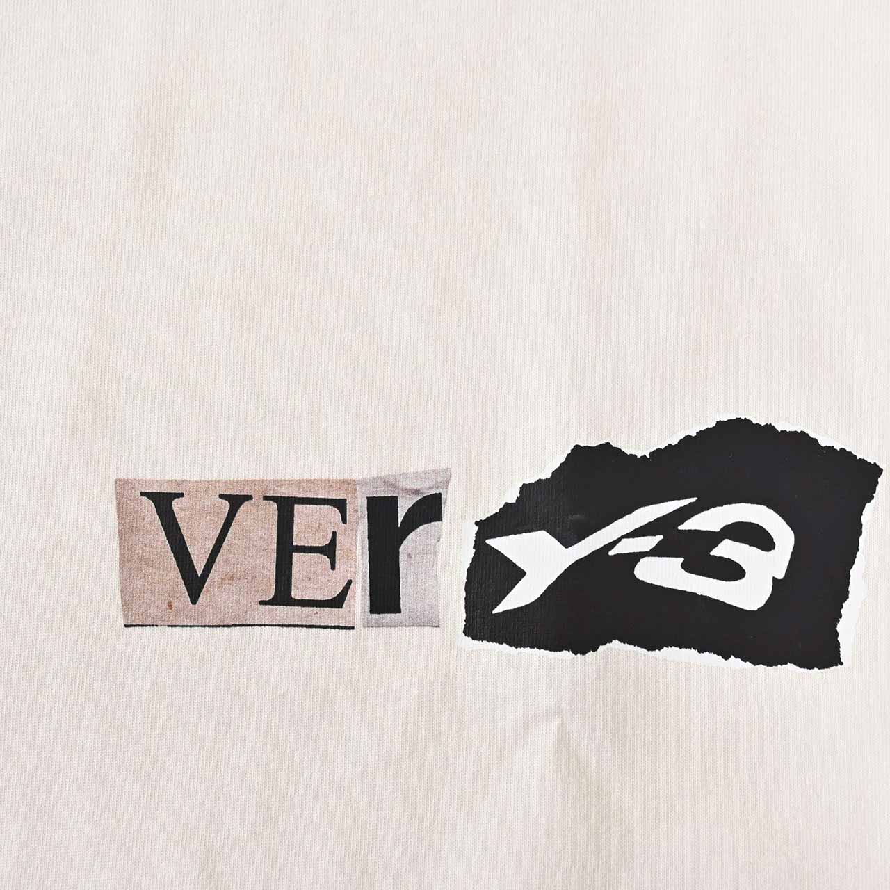 ワイスリー Y-3 Tシャツ VERY-3 SS TEE KQ9749 ホワイト メンズ レディース2026SS 2026年春夏新作