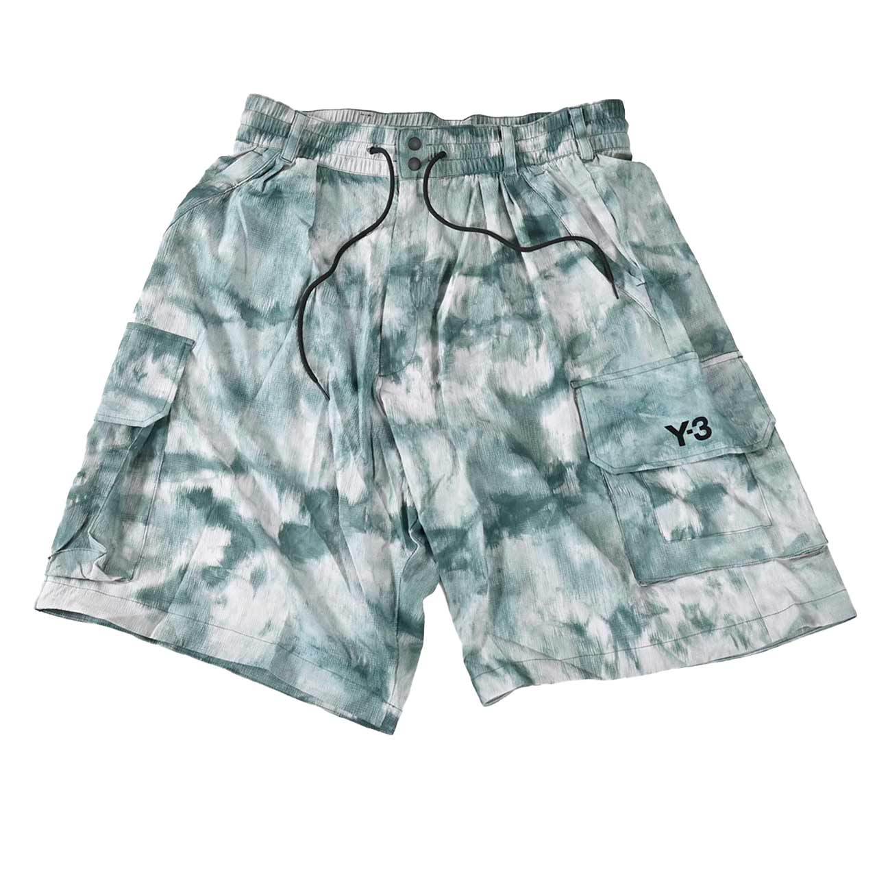 ワイスリー Y-3 ハーフパンツ AOP PLT SHORTS KS5221 グリーン メンズ2026SS 2026年春夏新作
