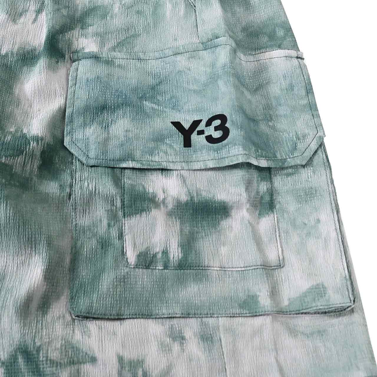 ワイスリー Y-3 ハーフパンツ AOP PLT SHORTS KS5221 グリーン メンズ2026SS 2026年春夏新作