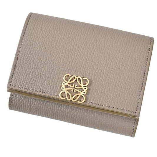 ロエベ LOEWE 三つ折り財布 ANAGRAM TRIFOLD C821TR2X16 3170 グレー レディース