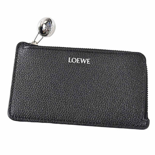 ロエベ LOEWE 小銭入れ PEBBLE COIN CARDHOLDER CANBZ40X03 1100 ブラック レディース