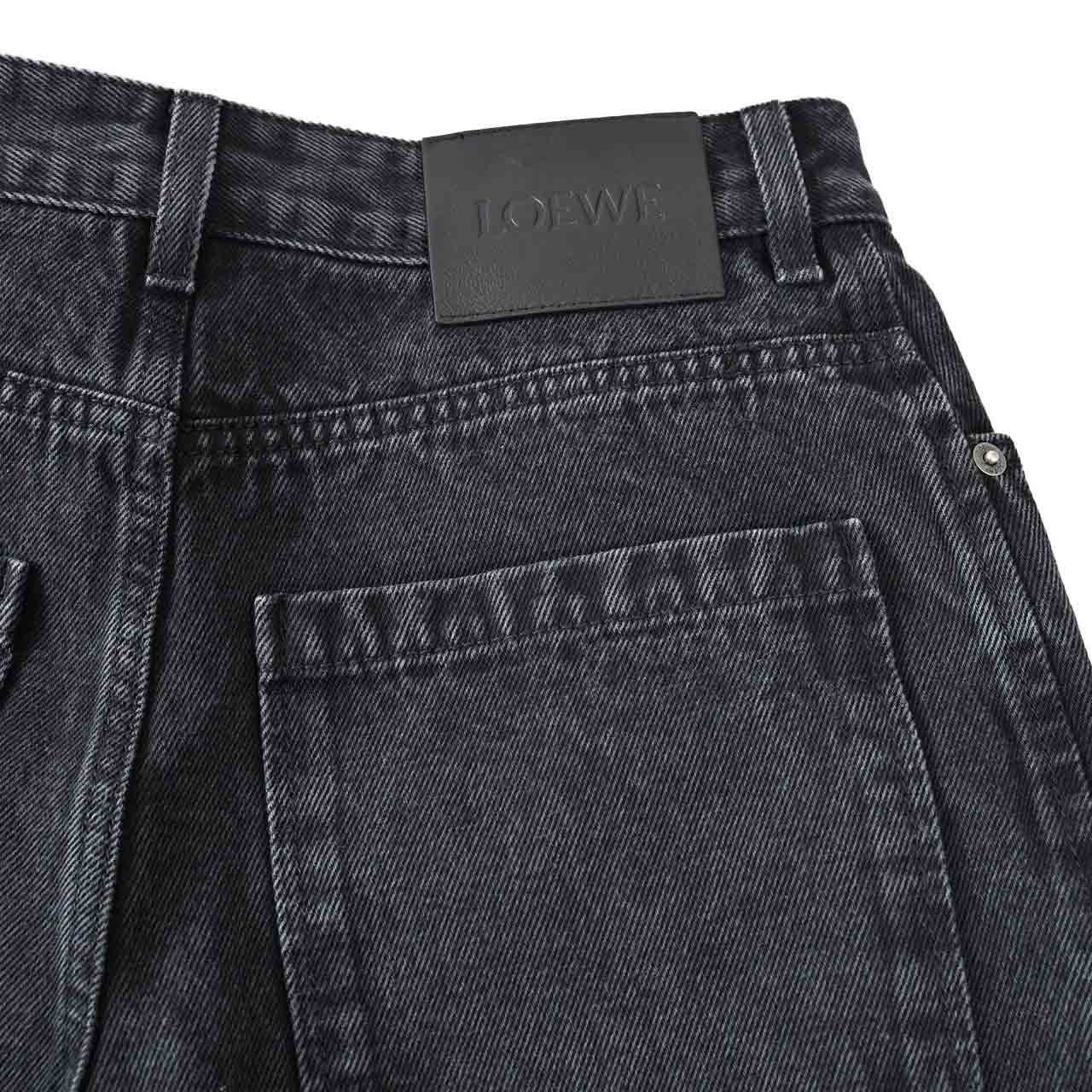 ロエベ LOEWE デニムパンツ S359Y11XDE 1100 ブラック レディース 2026SS 2026年春夏新作