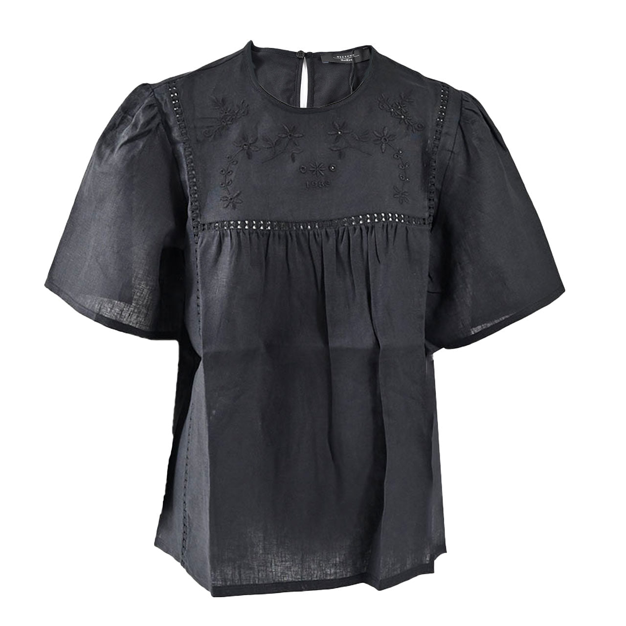 ウィークエンド マックスマーラ WEEKEND MAXMARA ブラウス BACINO 59410826 002 ブラック レディース2026SS 2026年春夏新作 母の日 プレゼント