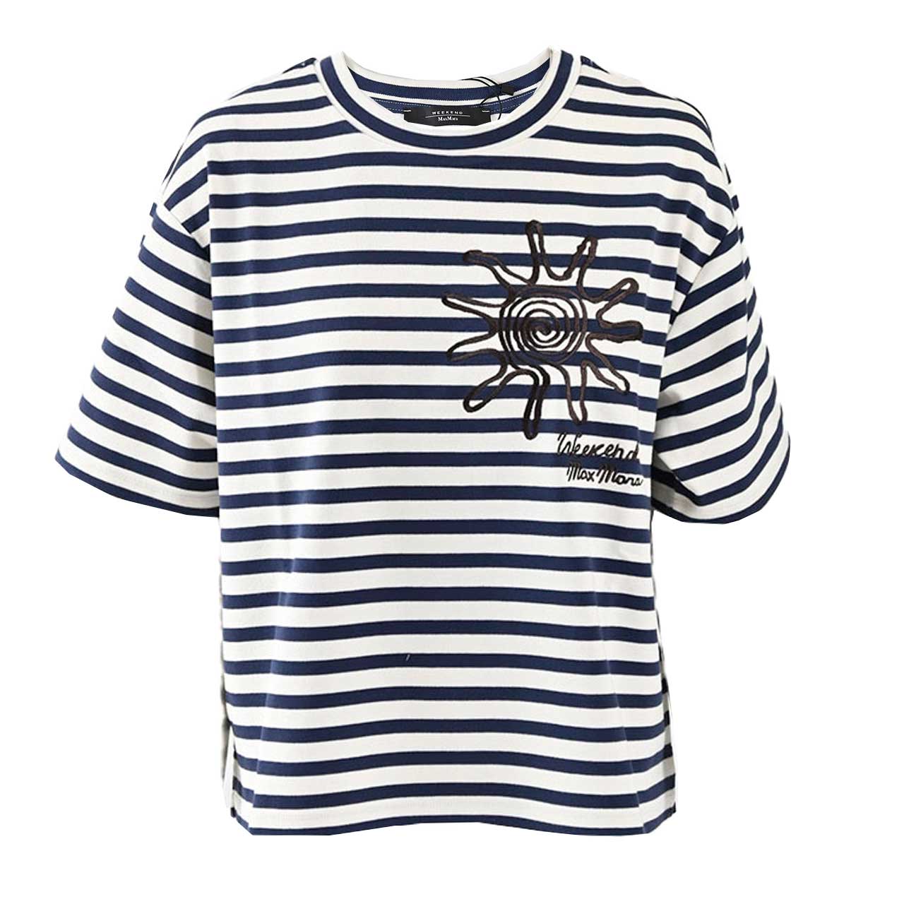 ウィークエンド マックスマーラ WEEKEND MAXMARA Tシャツ SABATO 59411126 005 ネイビー レディース2026SS 2026年春夏新作 父の日 プレゼント