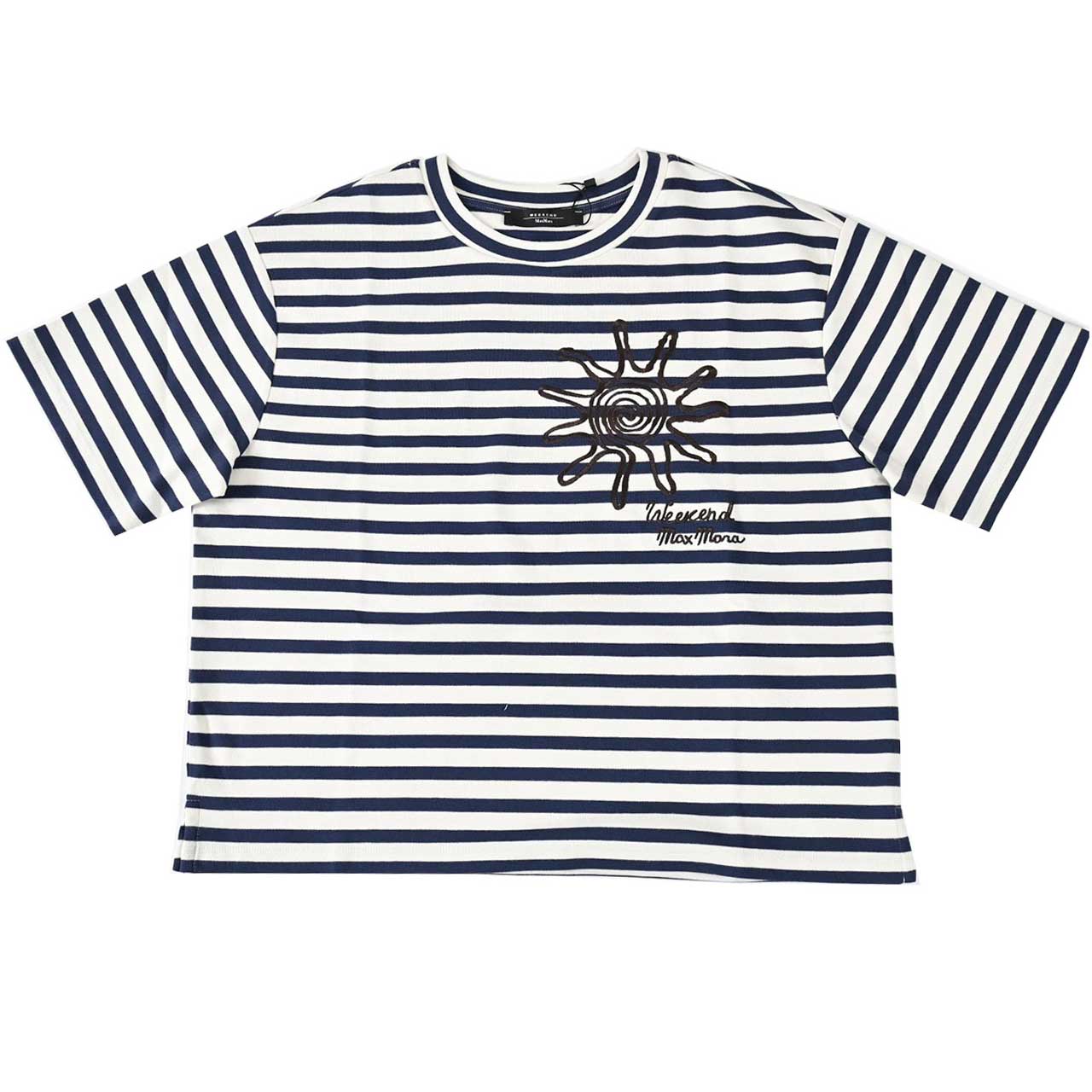 ウィークエンド マックスマーラ WEEKEND MAXMARA Tシャツ SABATO 59411126 005 ネイビー レディース2026SS 2026年春夏新作 父の日 プレゼント