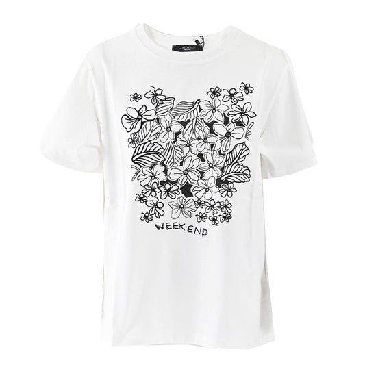 ウィークエンド マックスマーラ WEEKEND MAXMARA Tシャツ BORA 59710426 003 ホワイト レディース2026SS 2026年春夏新作 母の日 プレゼント