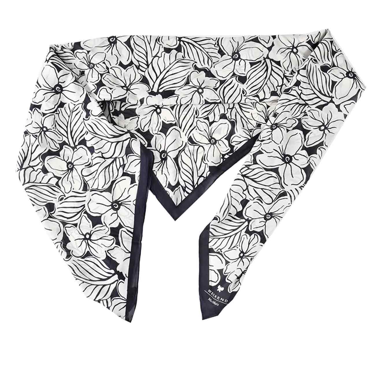 WEEKEND MAXMARA ウィークエンド マックスマーラ ストール SARONG 55410456 001 ネイビー レディース 2026SS 2026年春夏新作  プレゼント