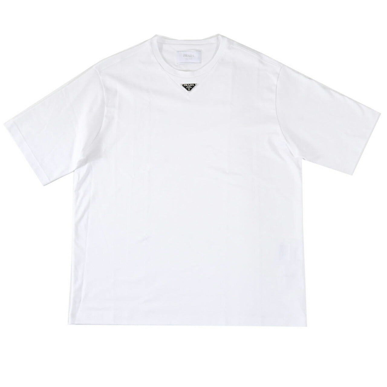 プラダ PRADA Tシャツ UJN861 240 F0009 ホワイト メンズ 【ラスト1点 Mサイズ】