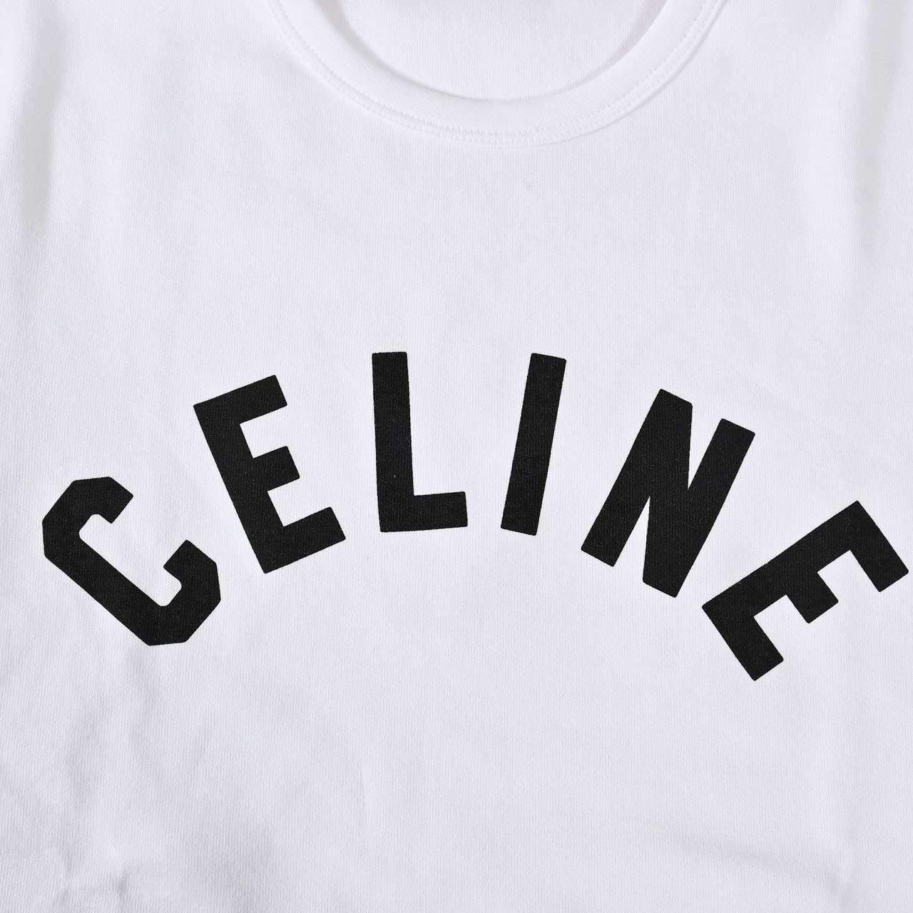 セリーヌ CELINE Tシャツ RX0JK1407 01OB ホワイト レディース