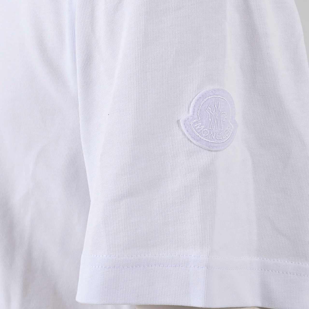 モンクレール MONCLER Tシャツ L1091 8C00035 89AUG 00A ホワイト メンズ