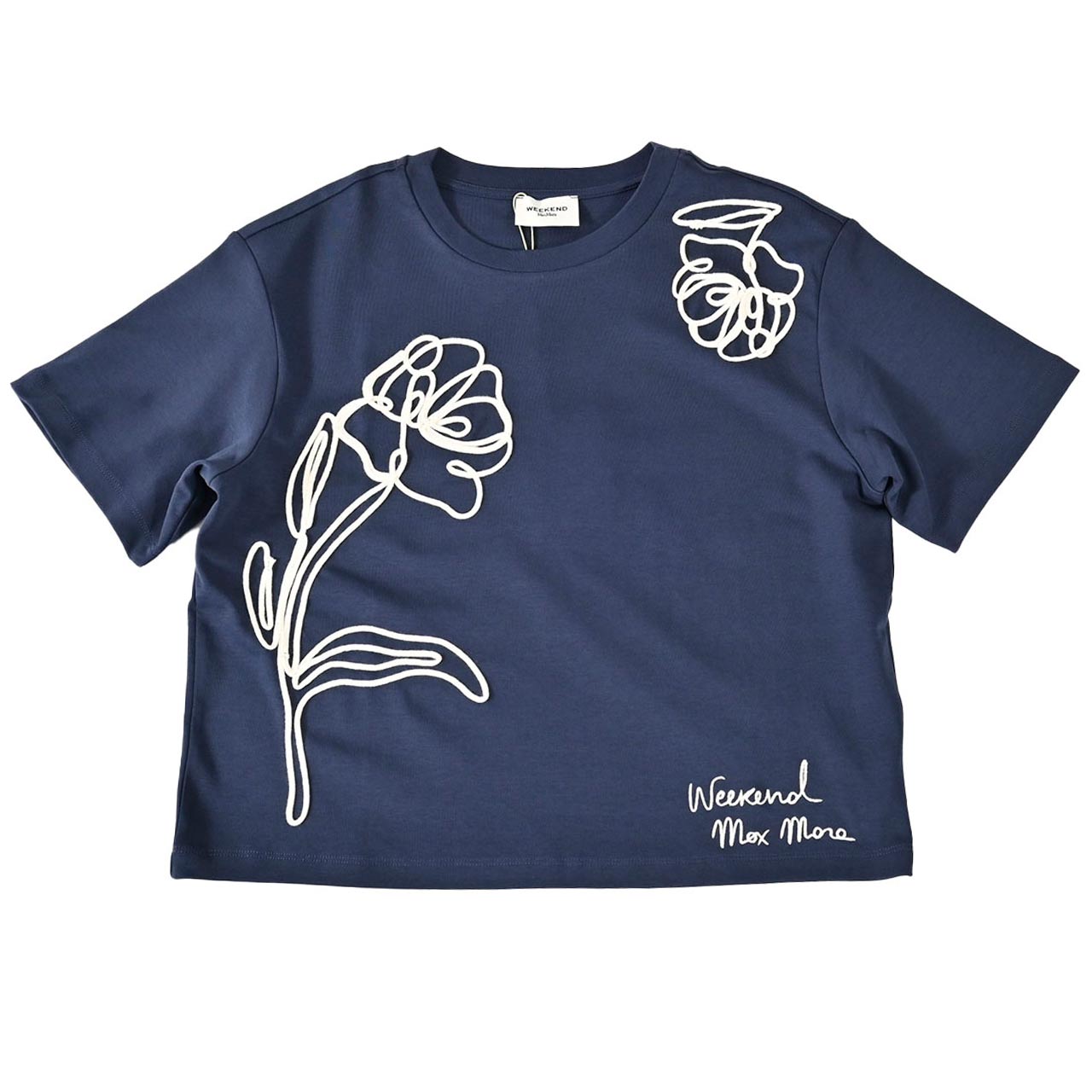 ウィークエンド マックスマーラ WEEKEND MAXMARA Tシャツ SALA 5976051600 007 ネイビー レディース 2026AW 2026年秋冬新作